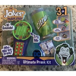 The Joker Prank Shop DC Ultimate Prank Kit, 3 In 1 2020 New!!